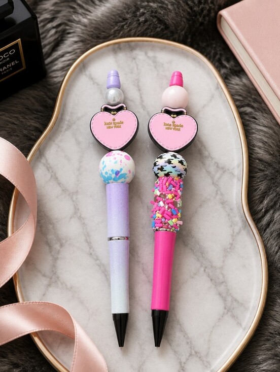 Accessories - Handcrafted Beaded Pens x2